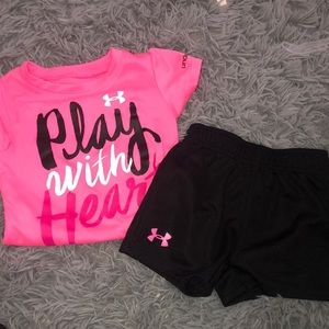 Unde armour girls active wear